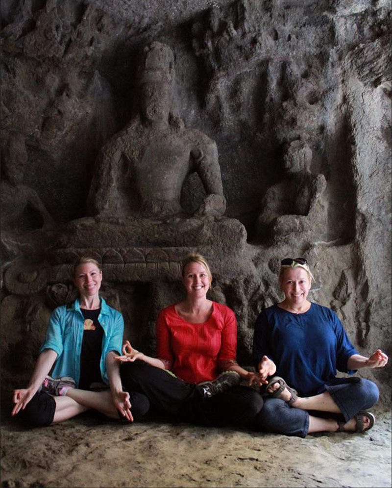 Yoga training in India - Cheryl Oliver